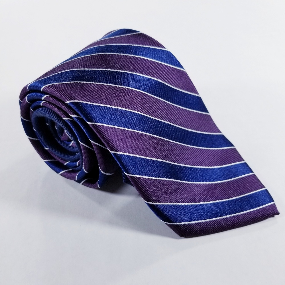 Tommy Hilfiger Neck Tie - Purple, Navy Blue